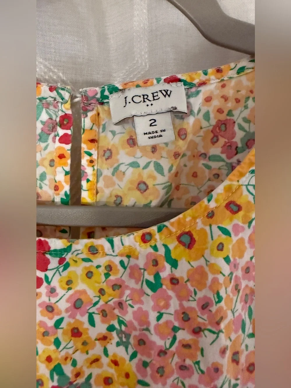 J.Crew Re-Imagined Multicolor Floral Sleeveless Midi Dress Size 2